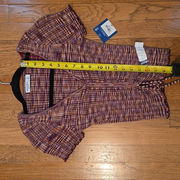 ARIZONA JEAN CO WOMEN'S JUNIORS SIZE PLUM CROP TOP SIZE XL - Picture 11 of 16
